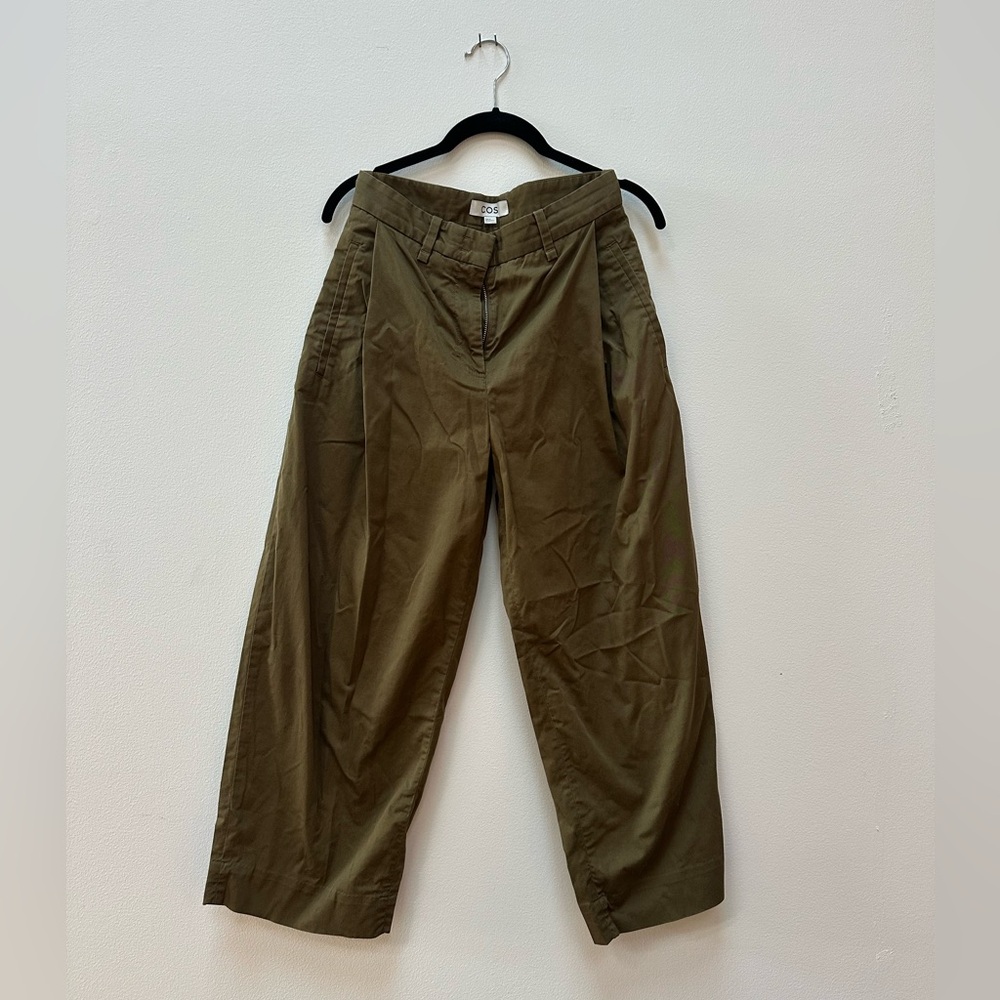COS Women's Olive Trousers